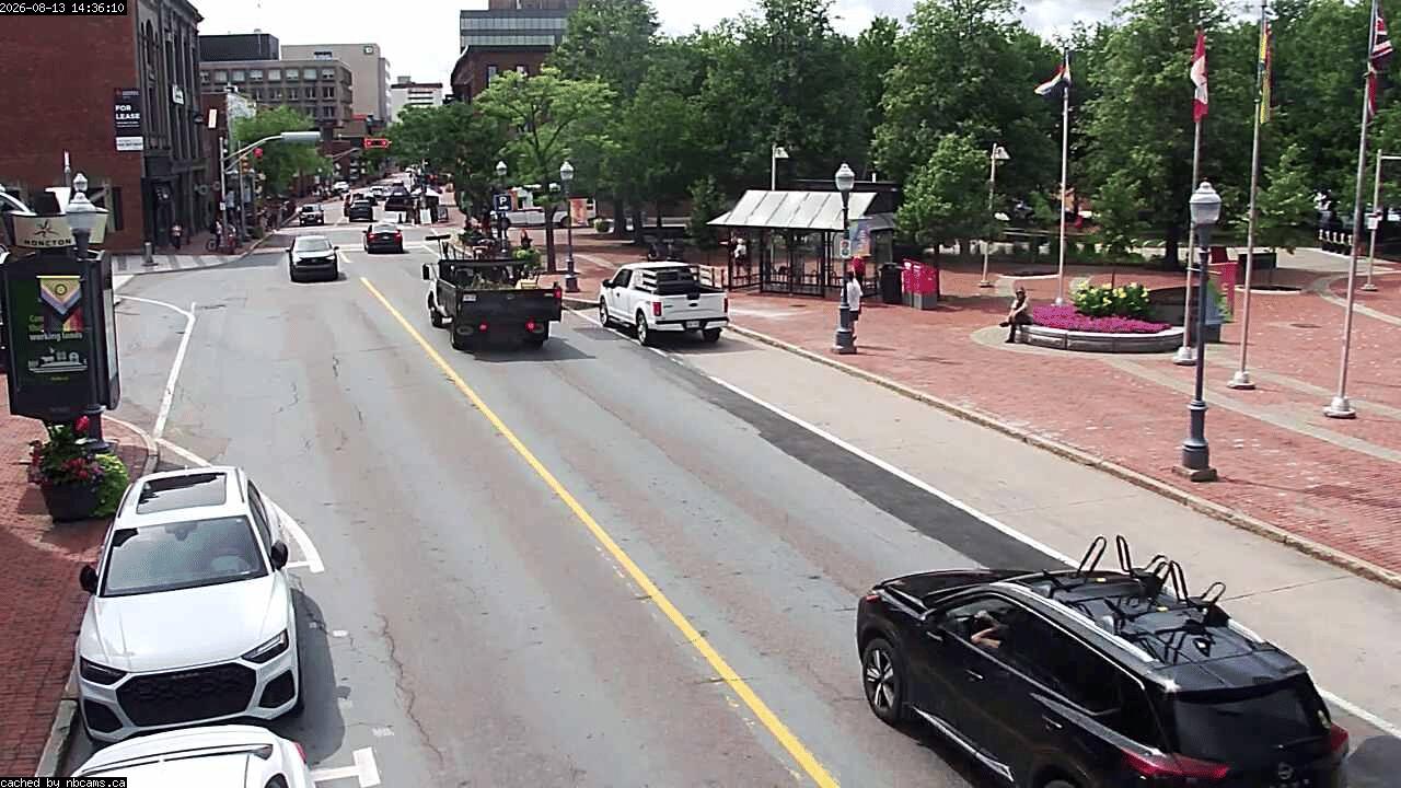 Web Cam image of Moncton (Main Street West)