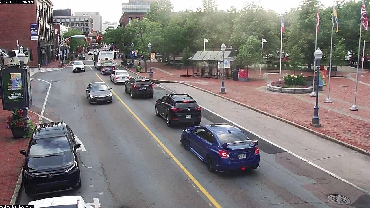 Web Cam image of Moncton (Main Street West)