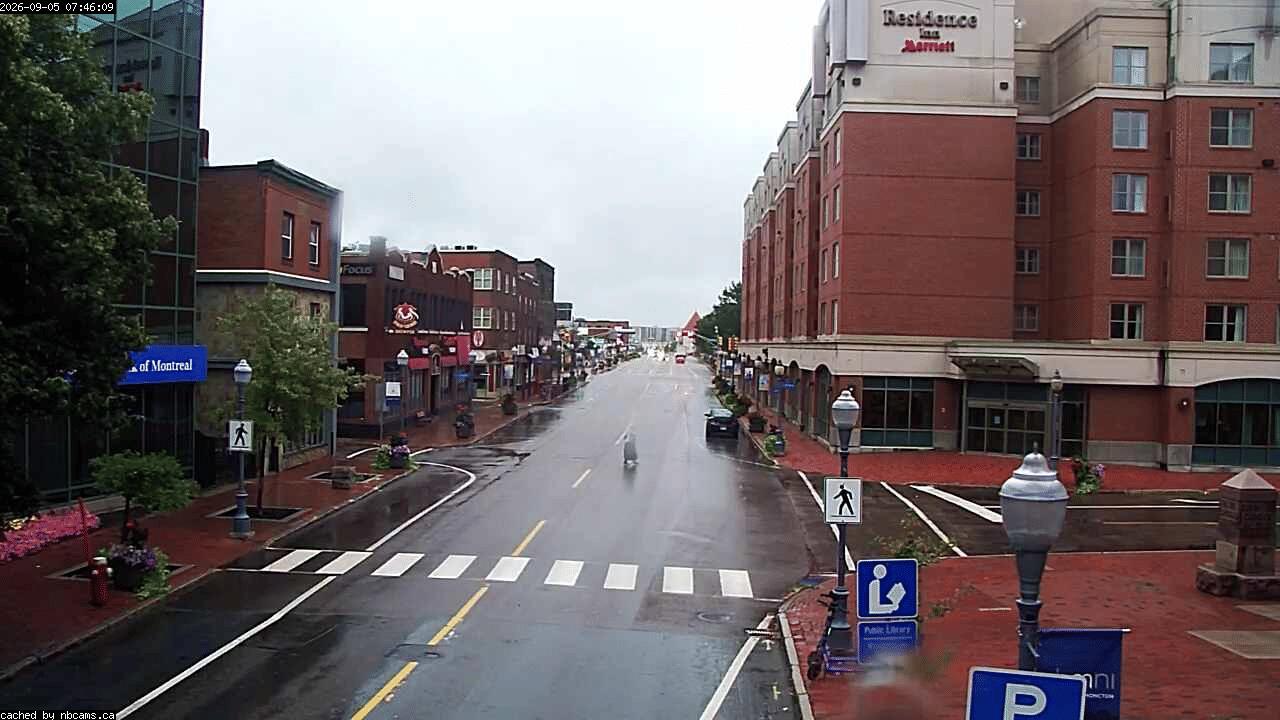 Web Cam image of Moncton (Main Street West)