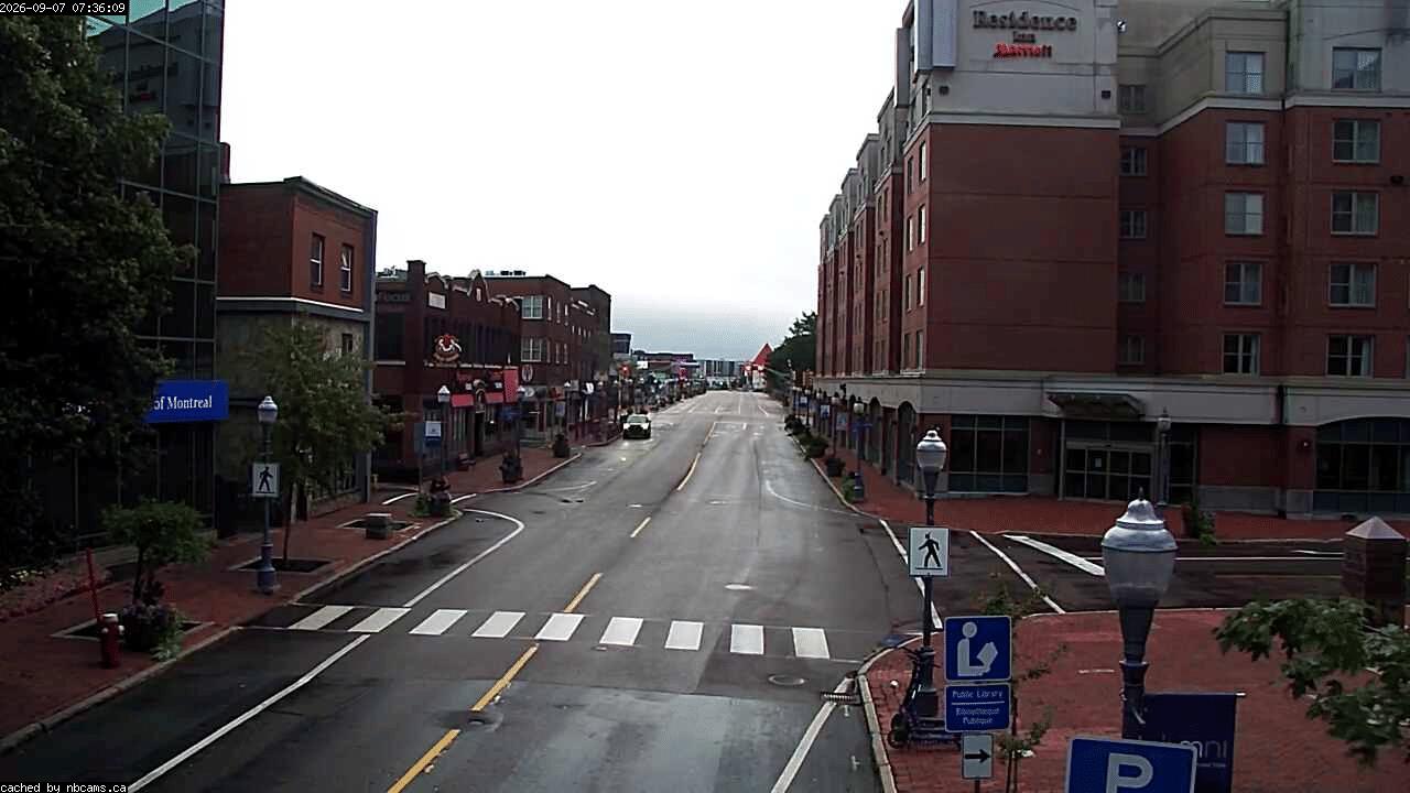 Web Cam image of Moncton (Main Street West)
