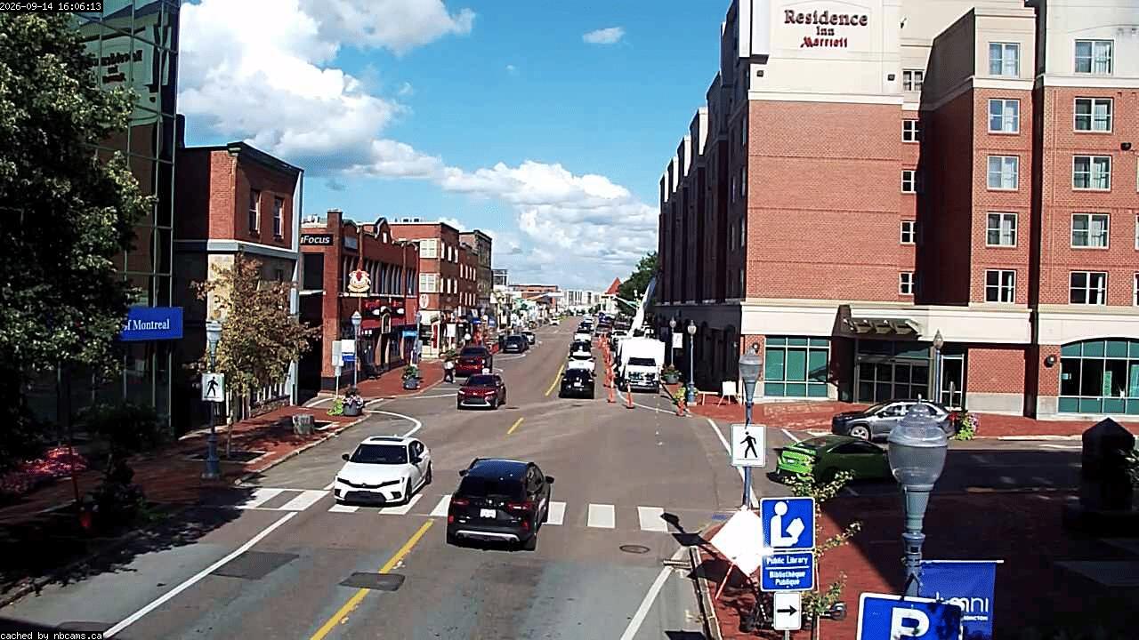 Web Cam image of Moncton (Main Street West)