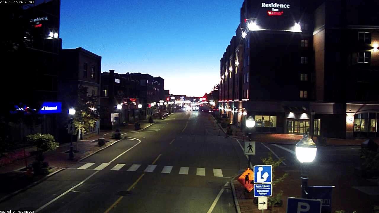 Web Cam image of Moncton (Main Street West)