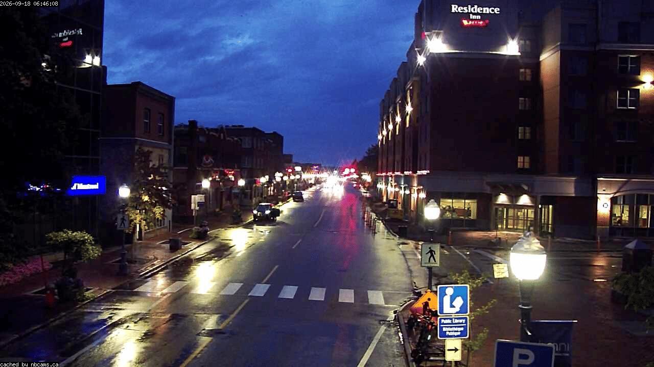 Web Cam image of Moncton (Main Street West)