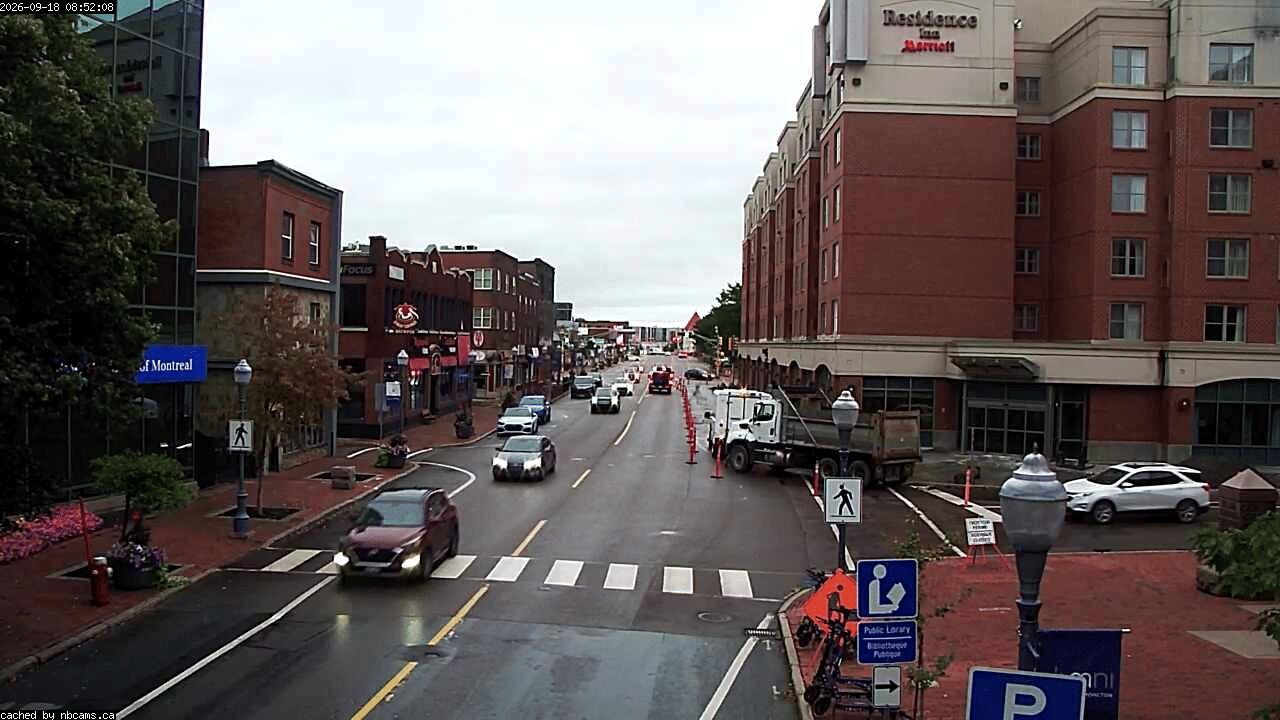 Web Cam image of Moncton (Main Street West)