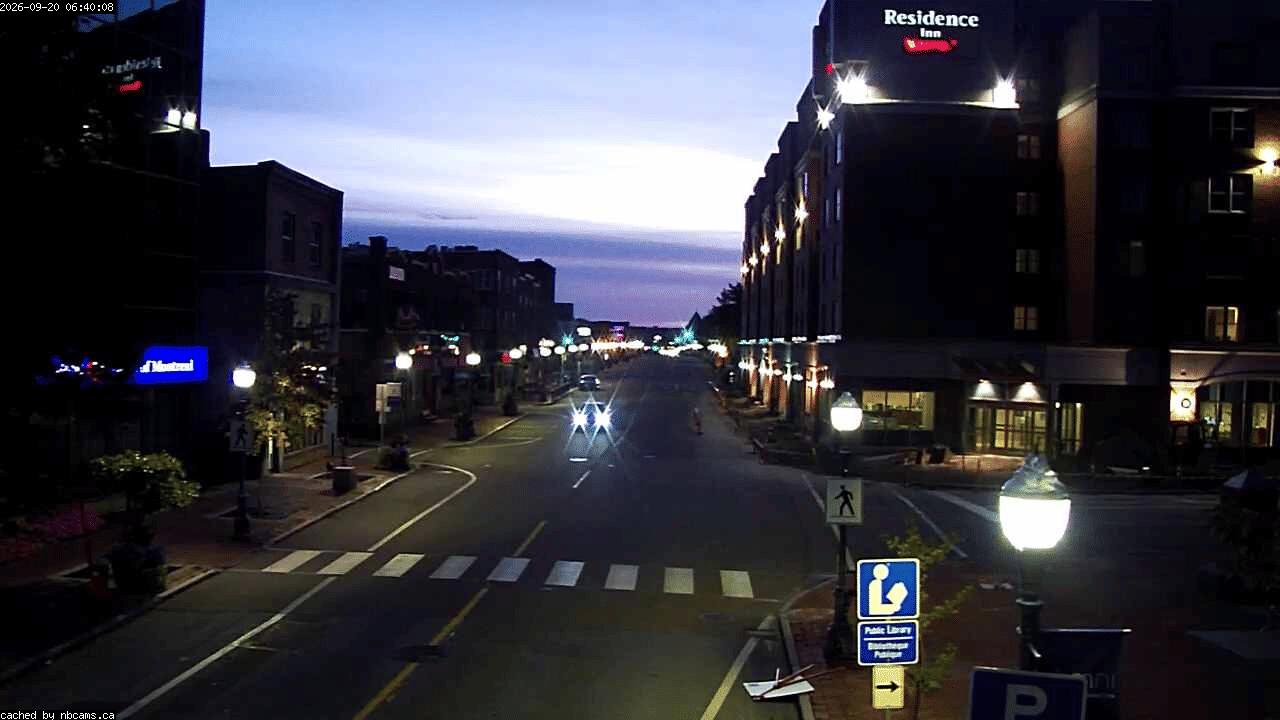 Web Cam image of Moncton (Main Street West)