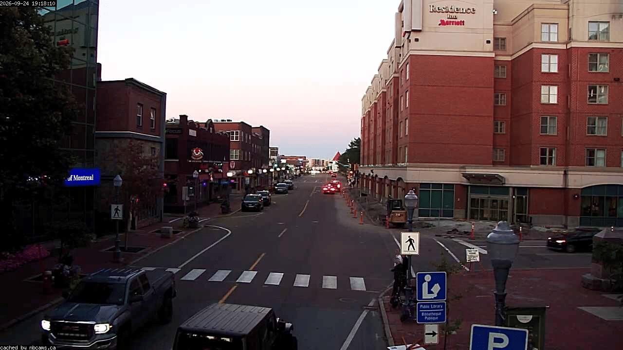 Web Cam image of Moncton (Main Street West)