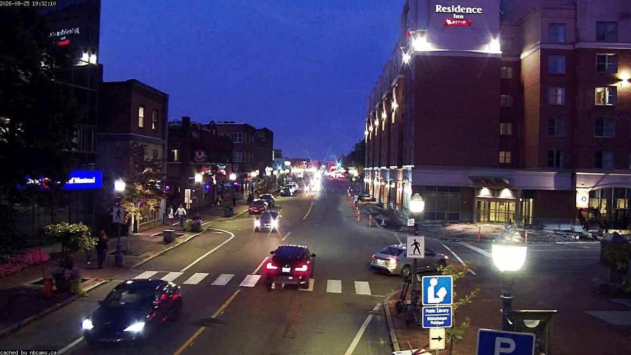 Web Cam image of Moncton (Main Street West)