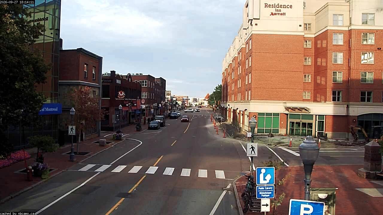 Web Cam image of Moncton (Main Street West)