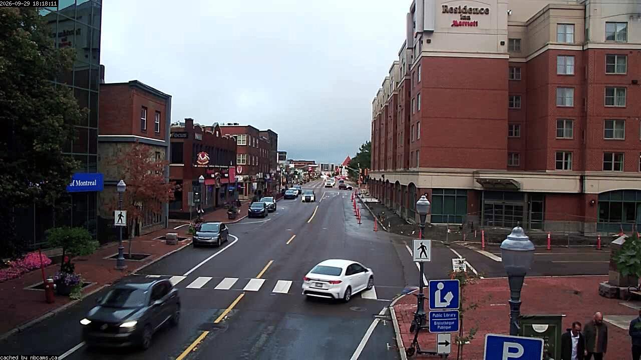 Web Cam image of Moncton (Main Street West)