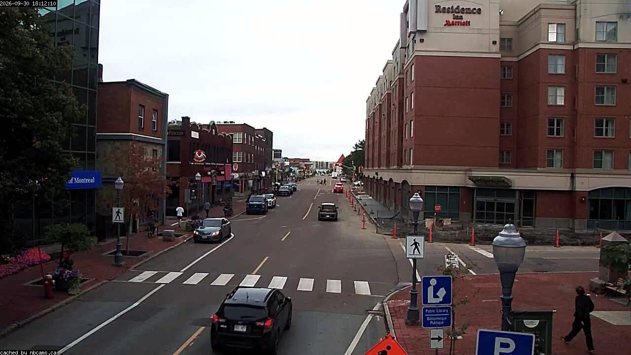 Web Cam image of Moncton (Main Street West)