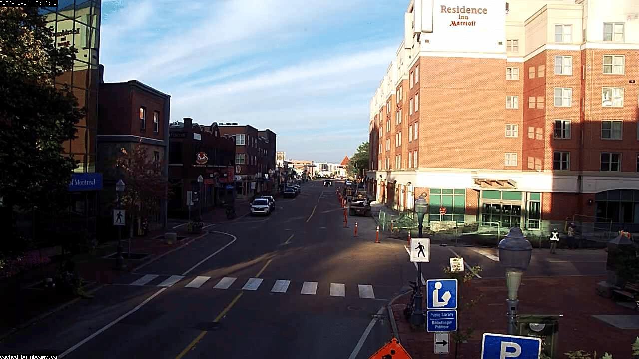 Web Cam image of Moncton (Main Street West)