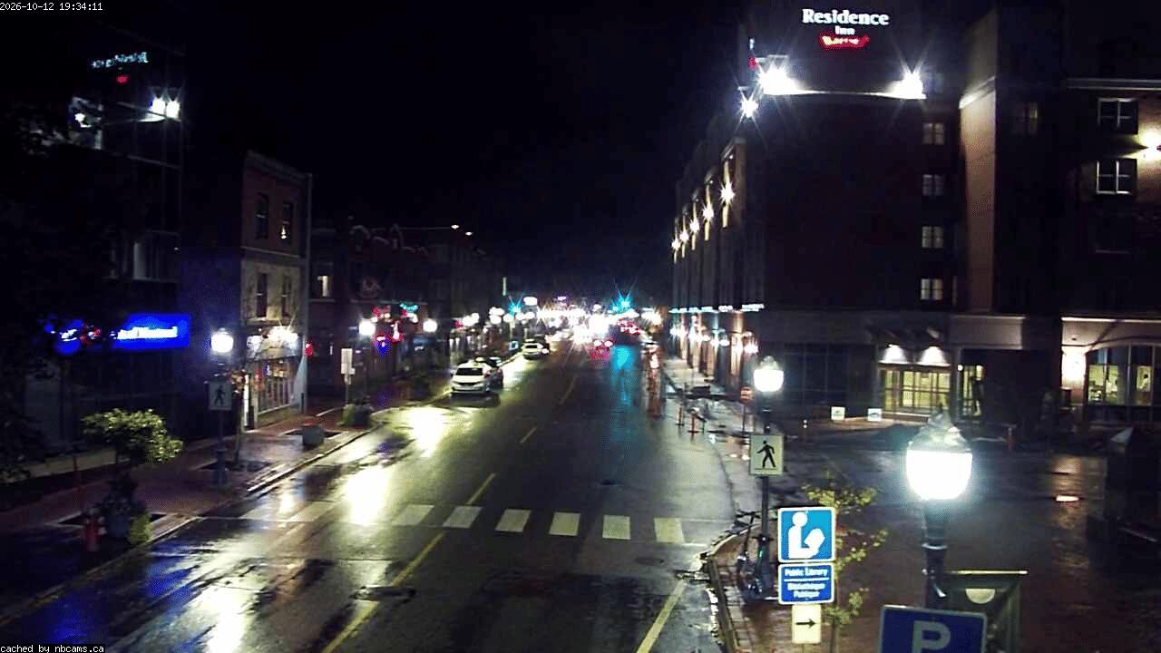 Web Cam image of Moncton (Main Street West)