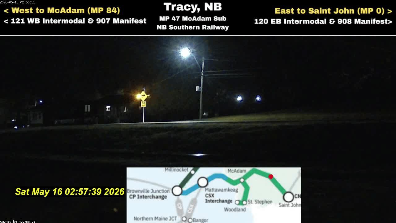 Web Cam image of Tracy Railway