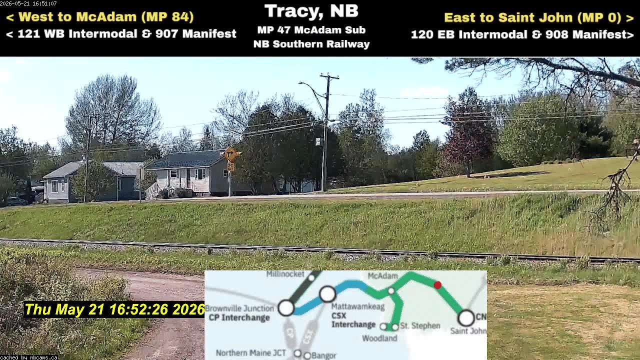Web Cam image of Tracy Railway
