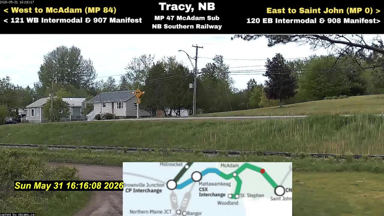 Web Cam image of Tracy Railway