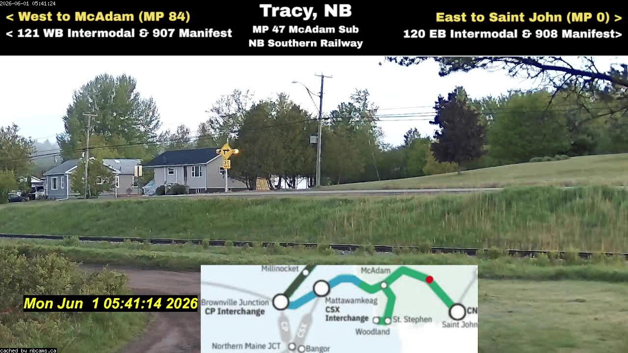 Web Cam image of Tracy Railway