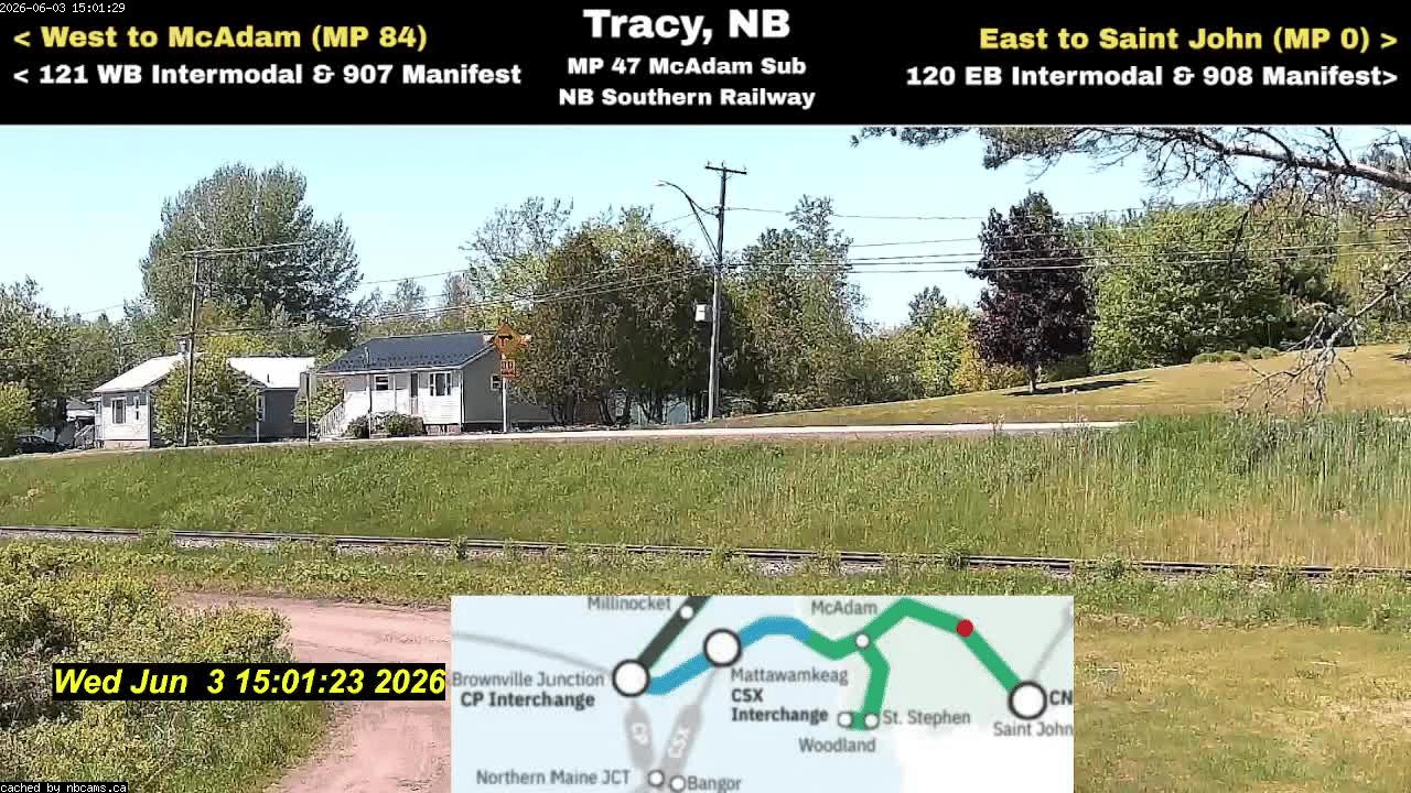 Web Cam image of Tracy Railway