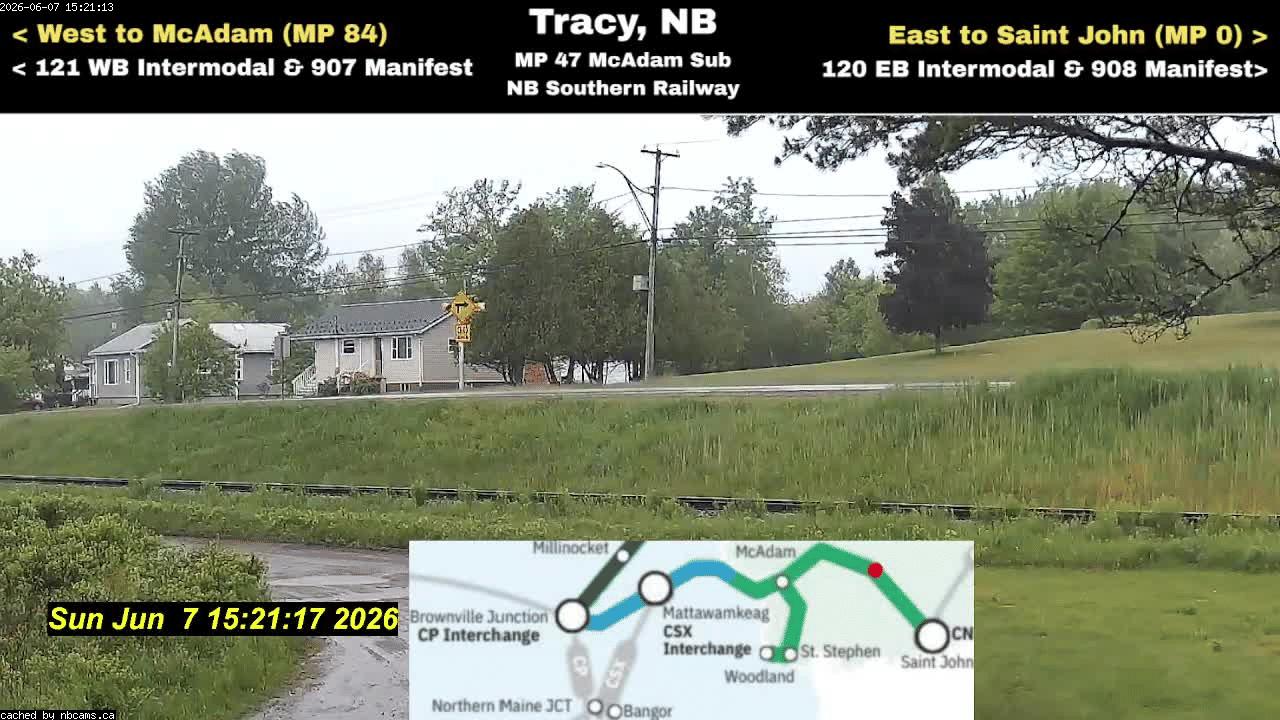 Web Cam image of Tracy Railway
