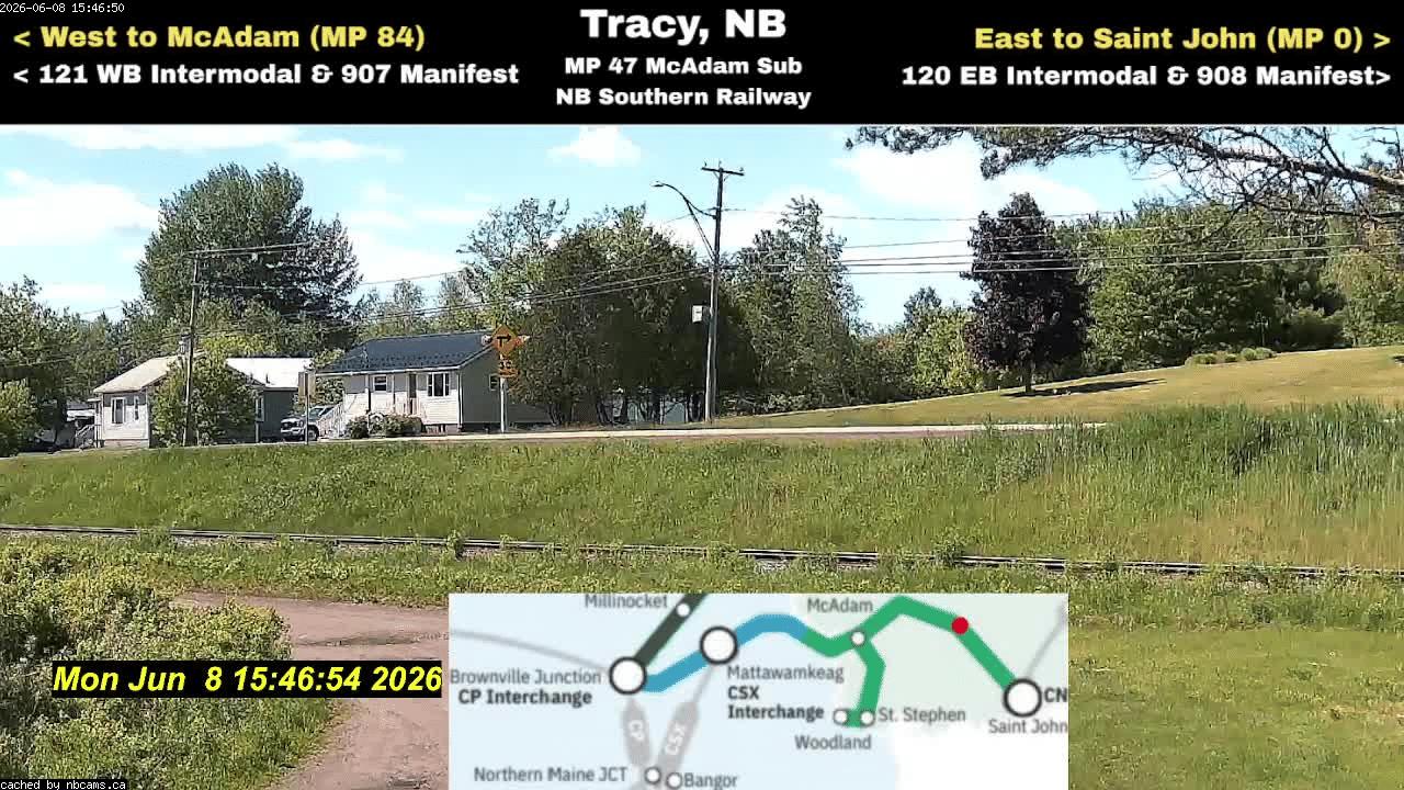 Web Cam image of Tracy Railway