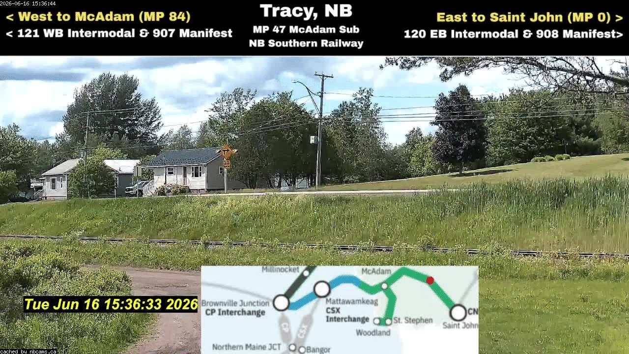 Web Cam image of Tracy Railway