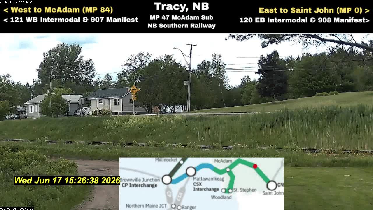 Web Cam image of Tracy Railway