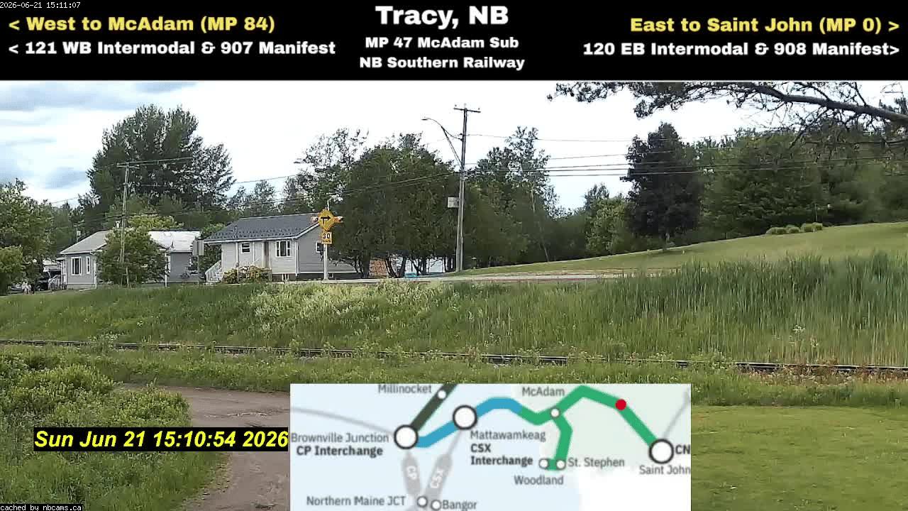 Web Cam image of Tracy Railway