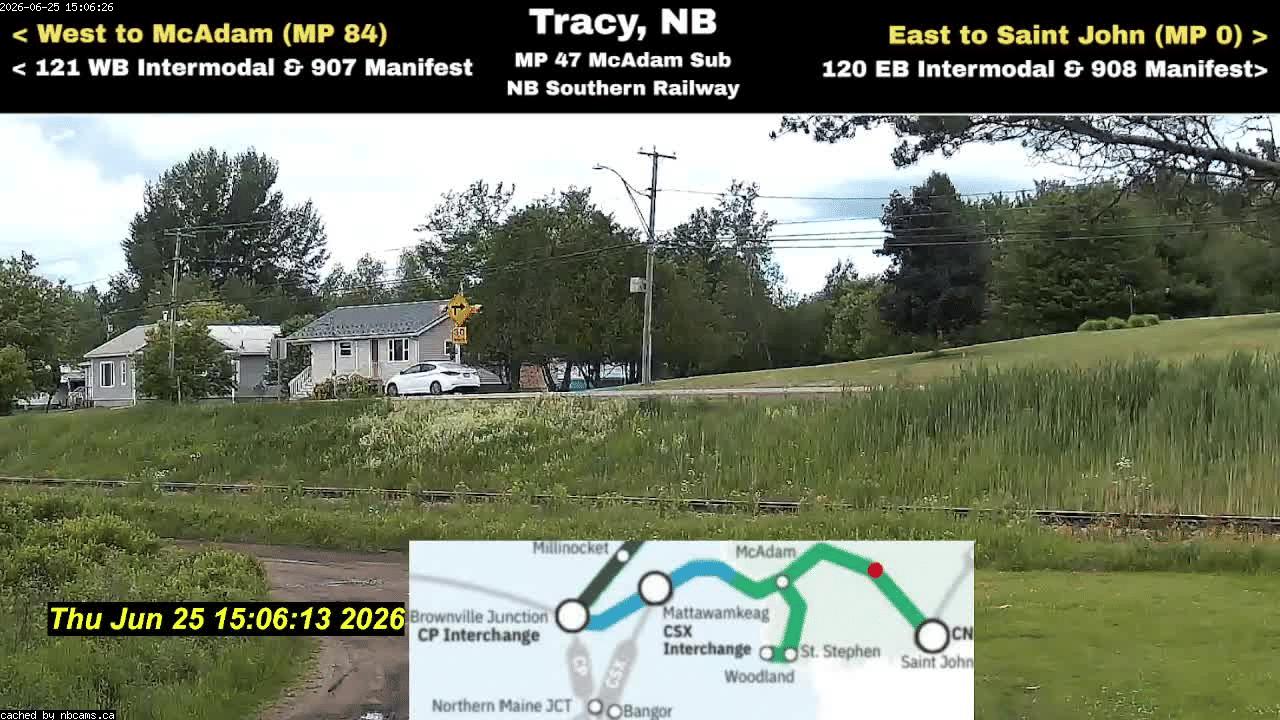 Web Cam image of Tracy Railway