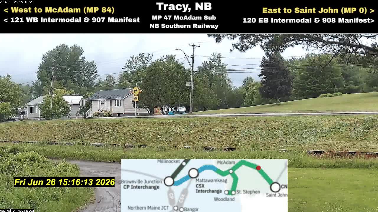 Web Cam image of Tracy Railway
