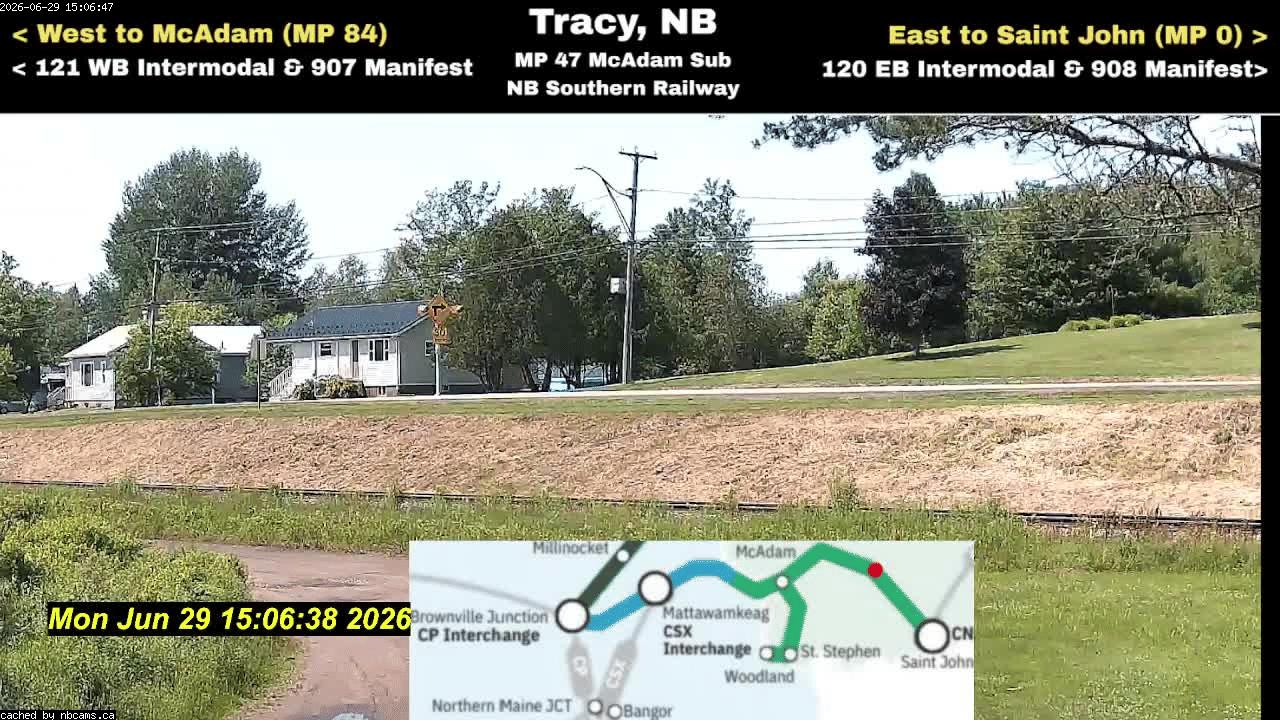 Web Cam image of Tracy Railway