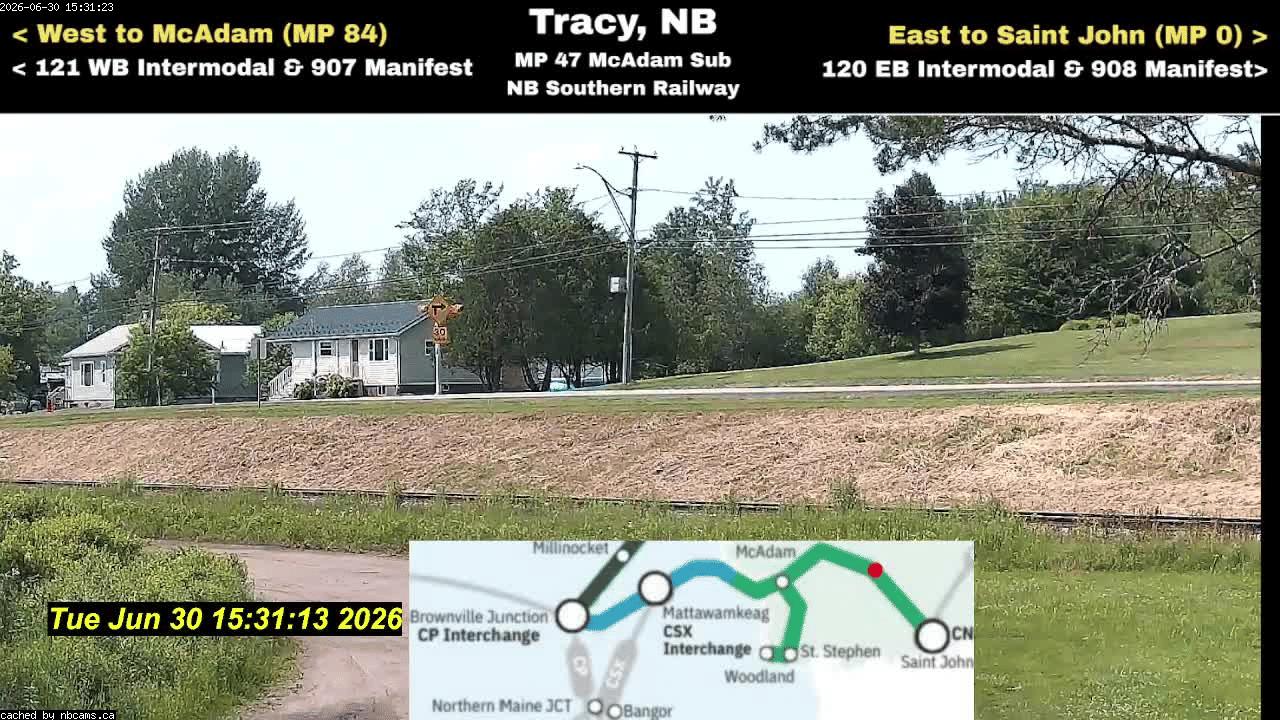 Web Cam image of Tracy Railway