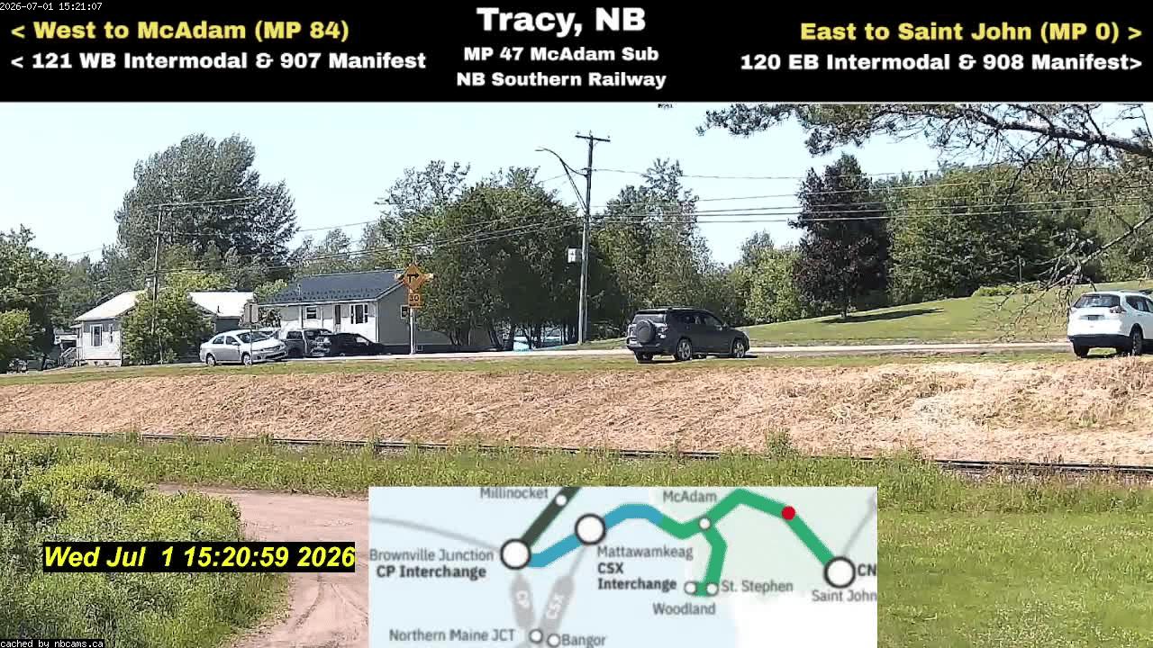 Web Cam image of Tracy Railway