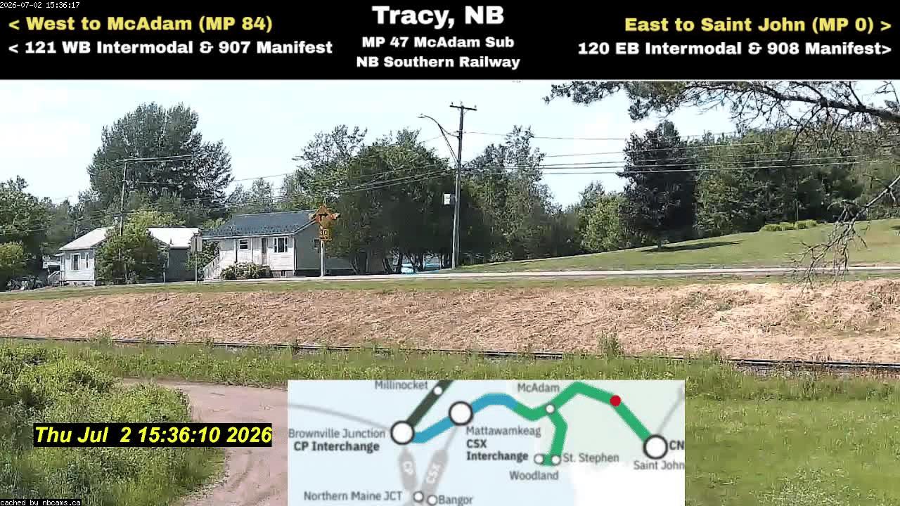 Web Cam image of Tracy Railway
