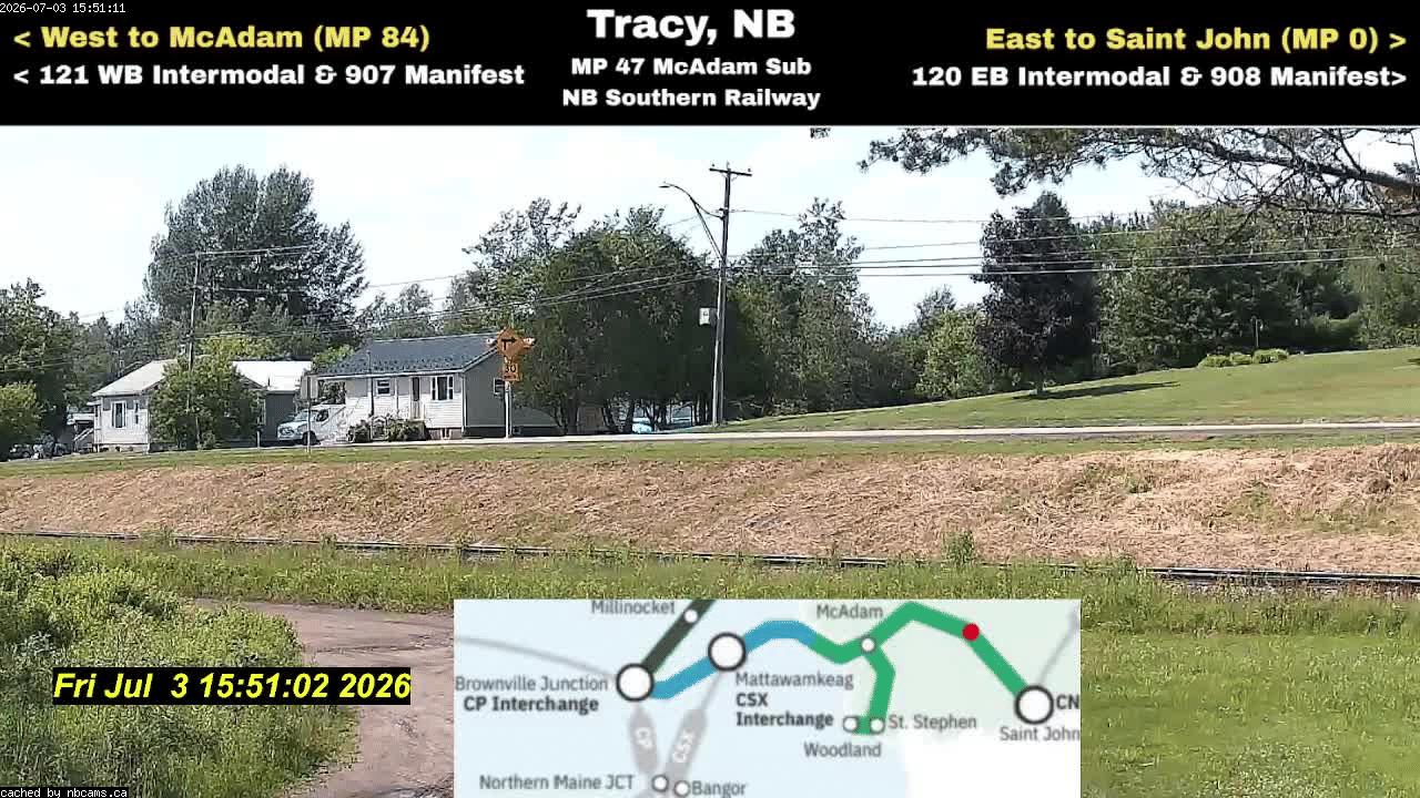Web Cam image of Tracy Railway