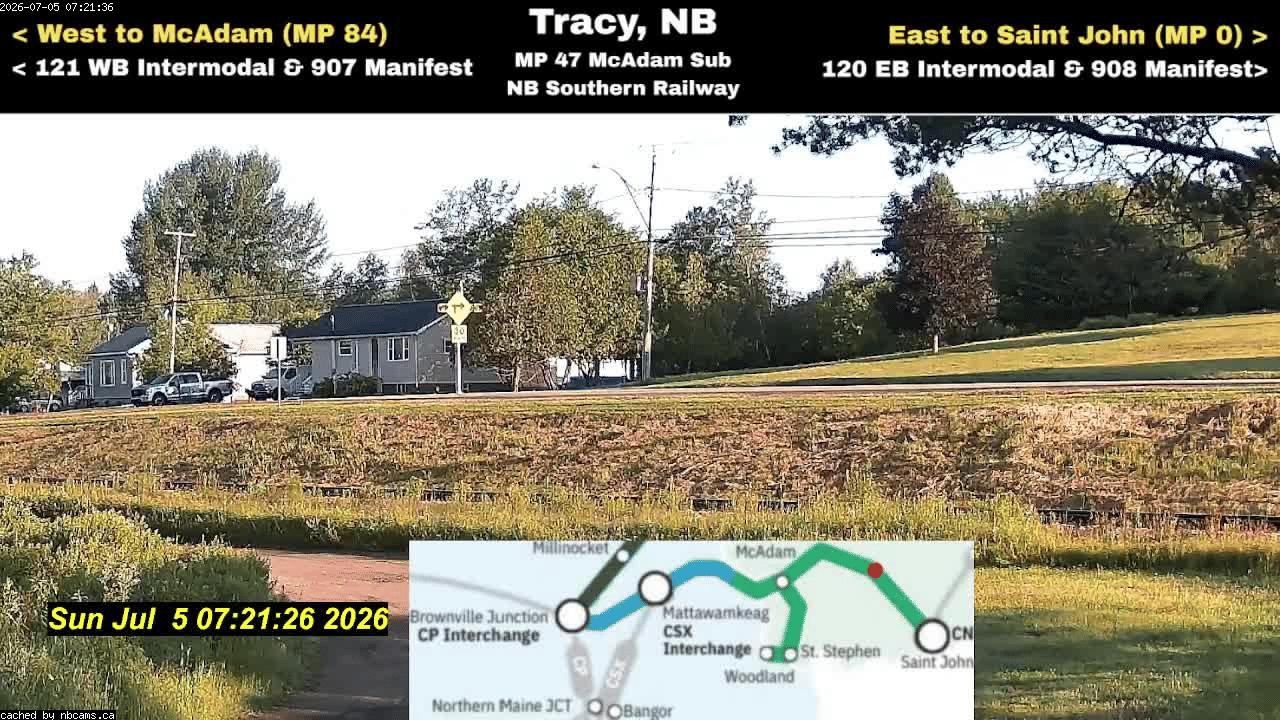 Web Cam image of Tracy Railway