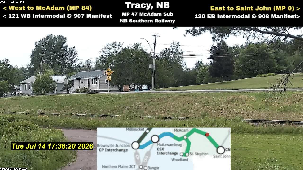 Web Cam image of Tracy Railway