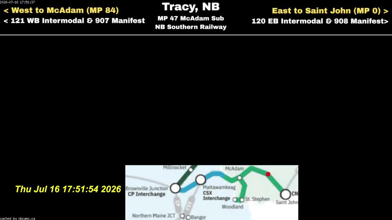 Web Cam image of Tracy Railway