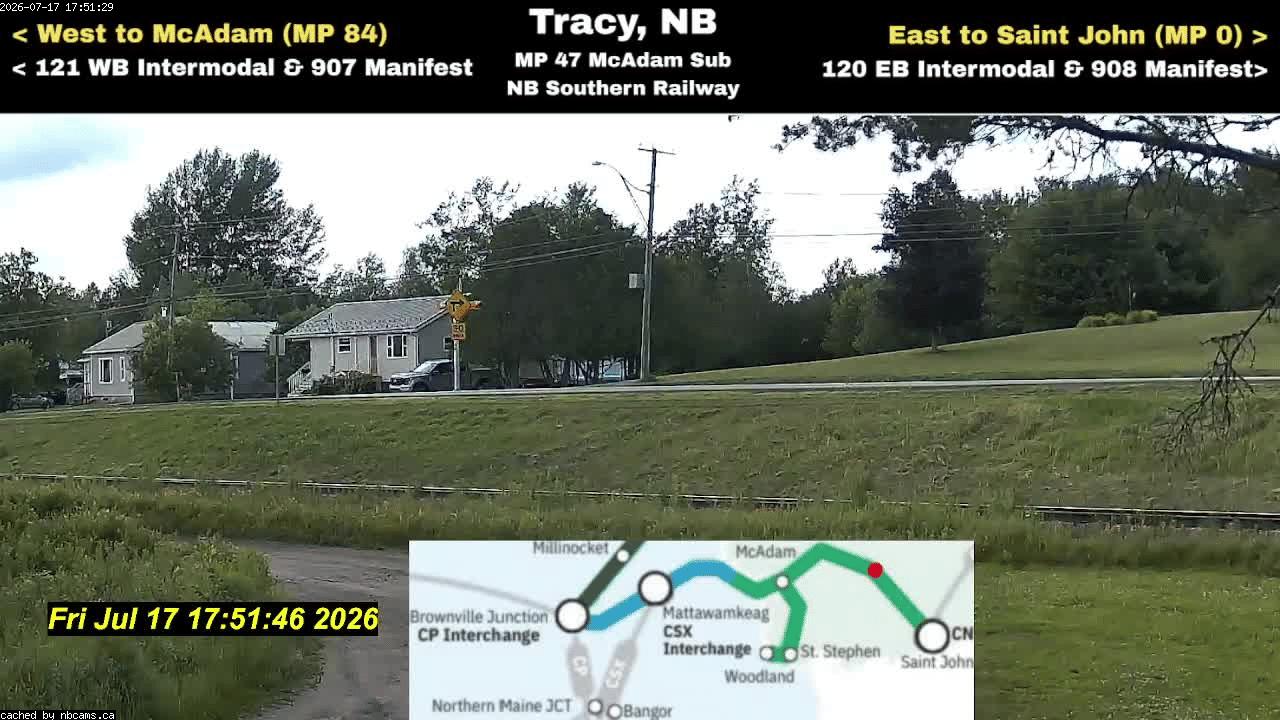 Web Cam image of Tracy Railway