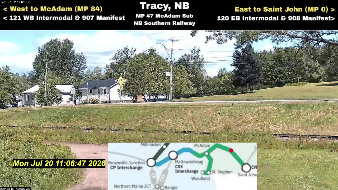Web Cam image of Tracy Railway