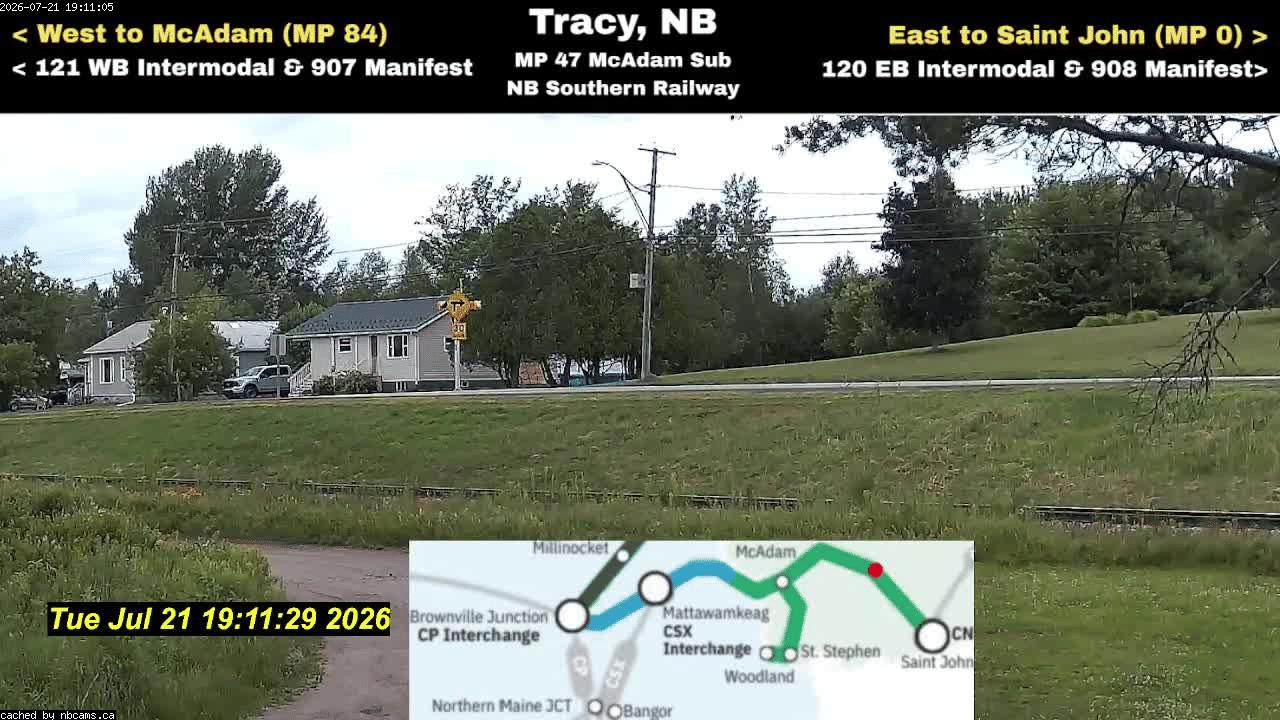 Web Cam image of Tracy Railway