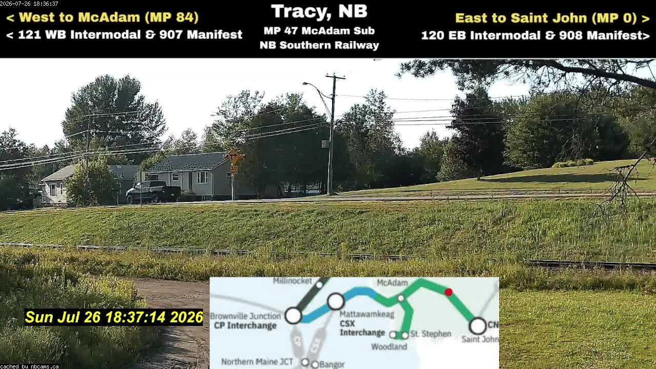 Web Cam image of Tracy Railway