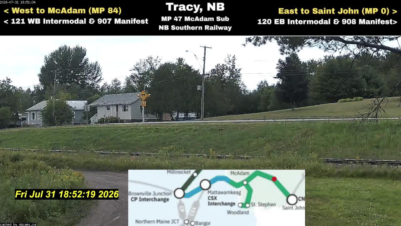 Web Cam image of Tracy Railway