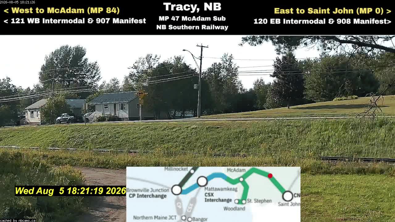 Web Cam image of Tracy Railway