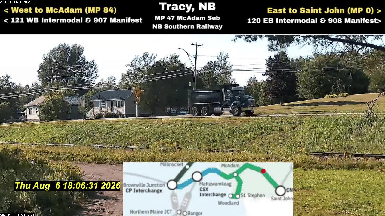Web Cam image of Tracy Railway