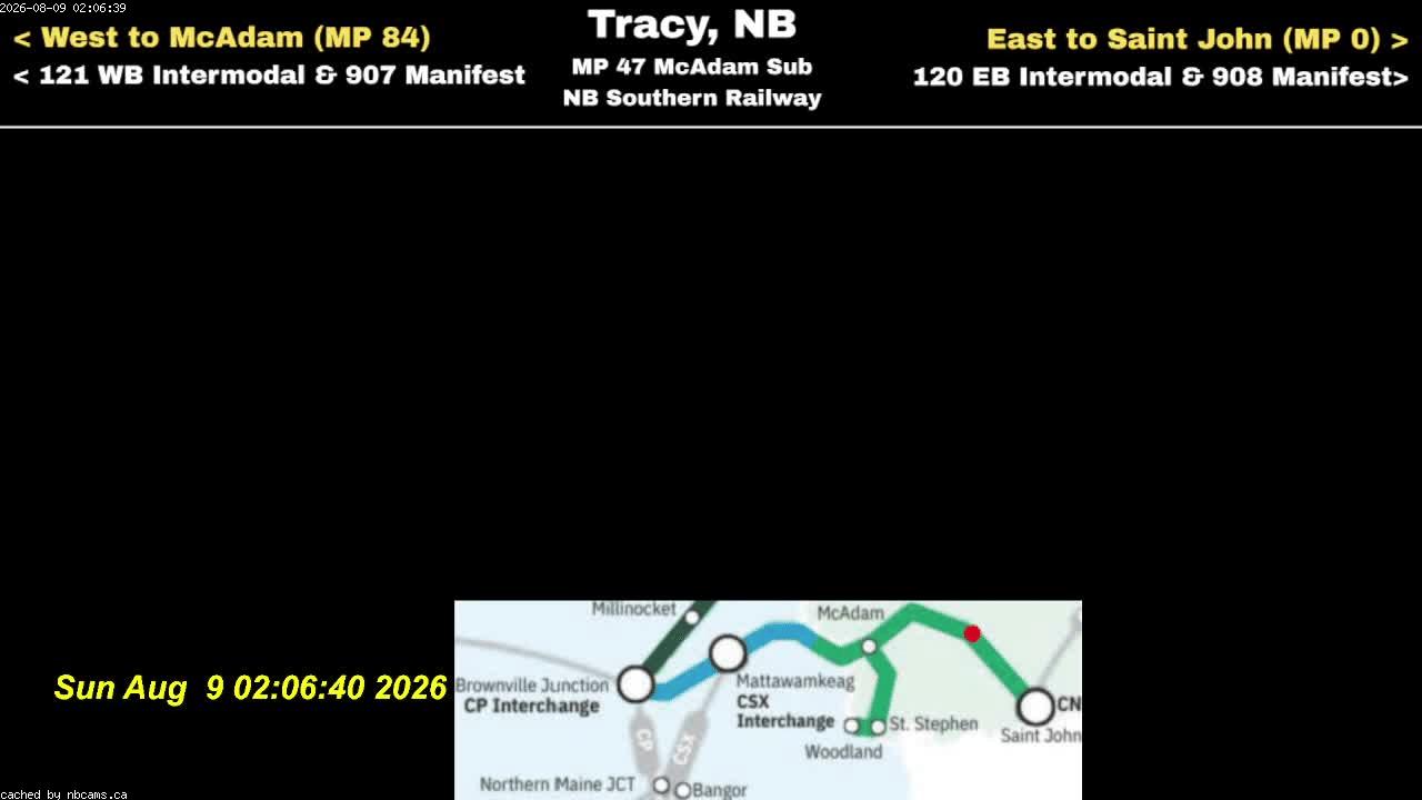 Web Cam image of Tracy Railway