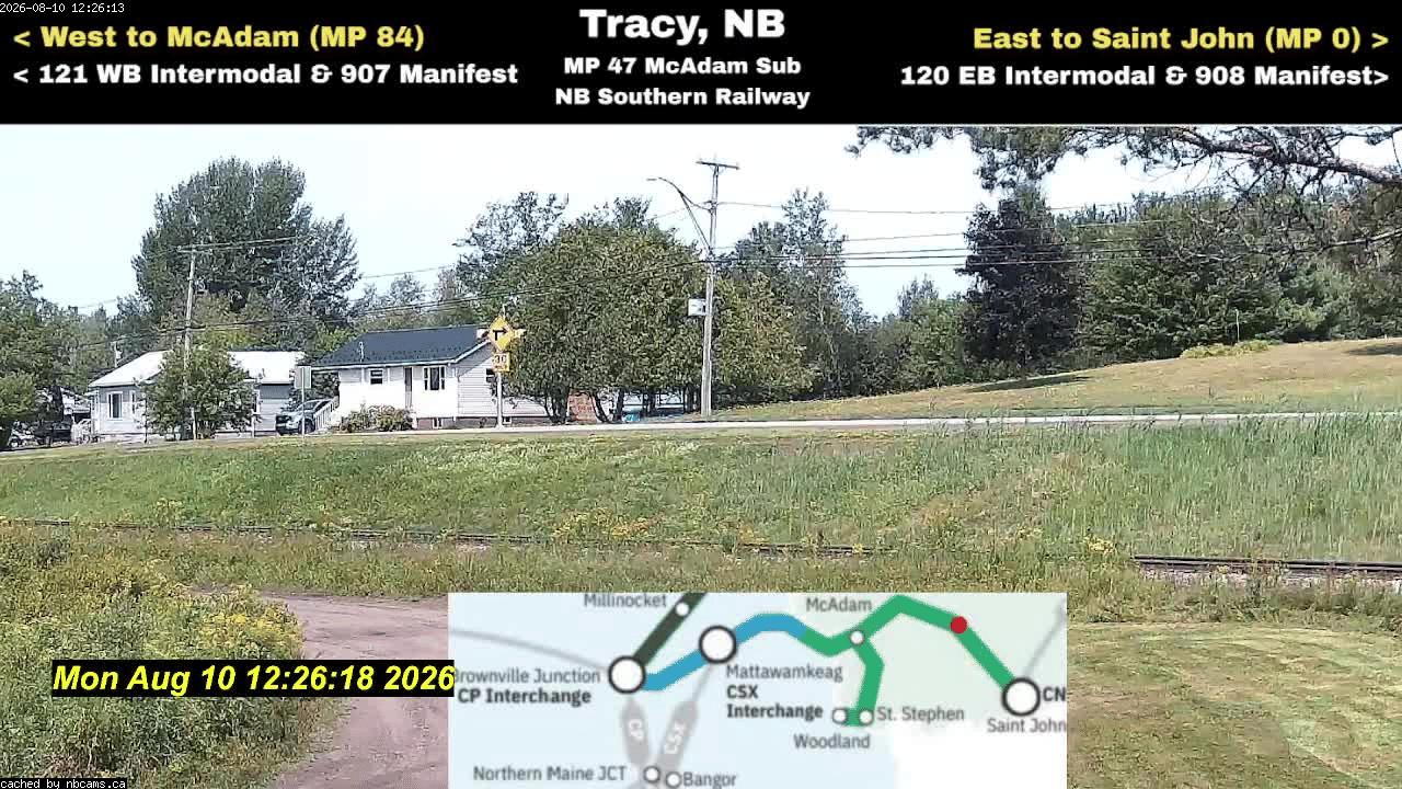 Web Cam image of Tracy Railway