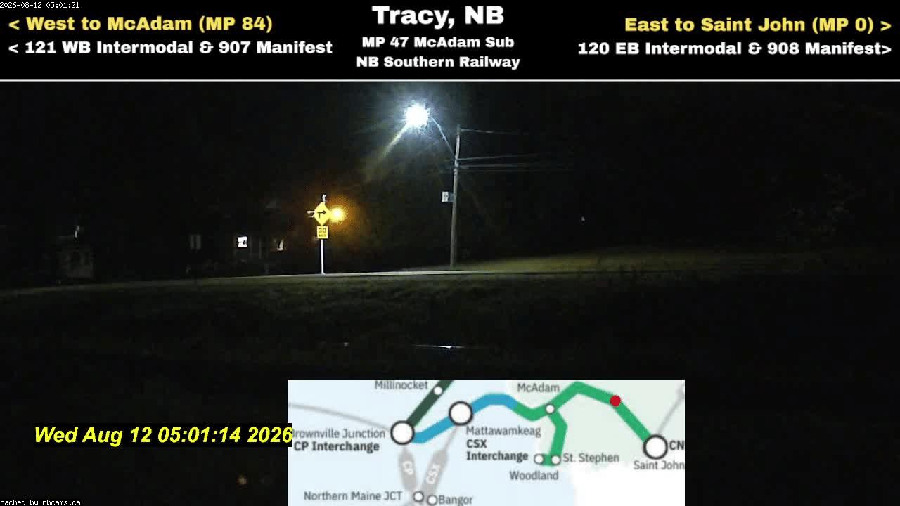 Web Cam image of Tracy Railway
