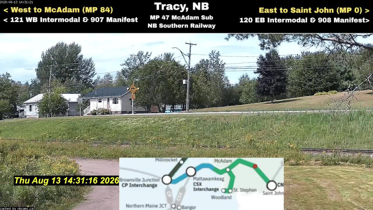 Web Cam image of Tracy Railway