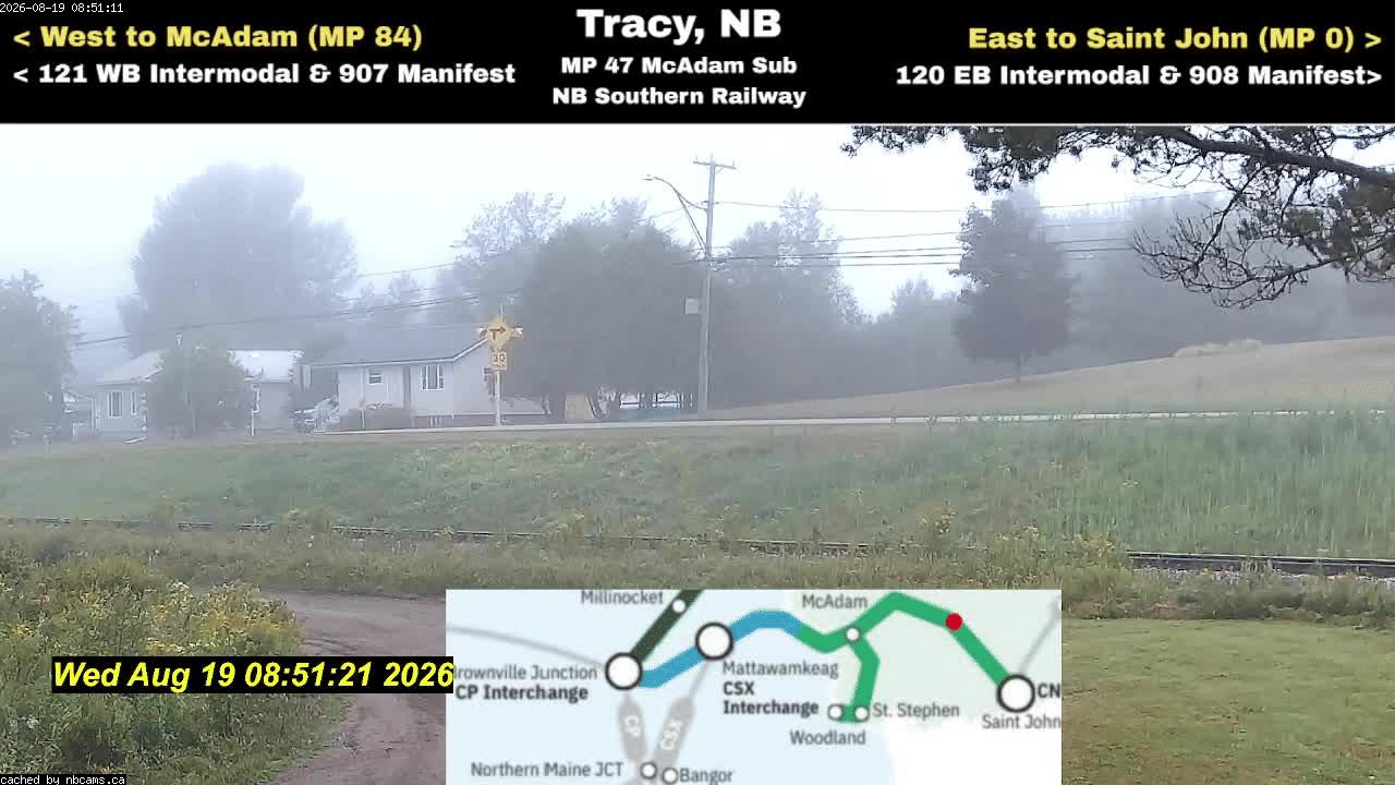Web Cam image of Tracy Railway