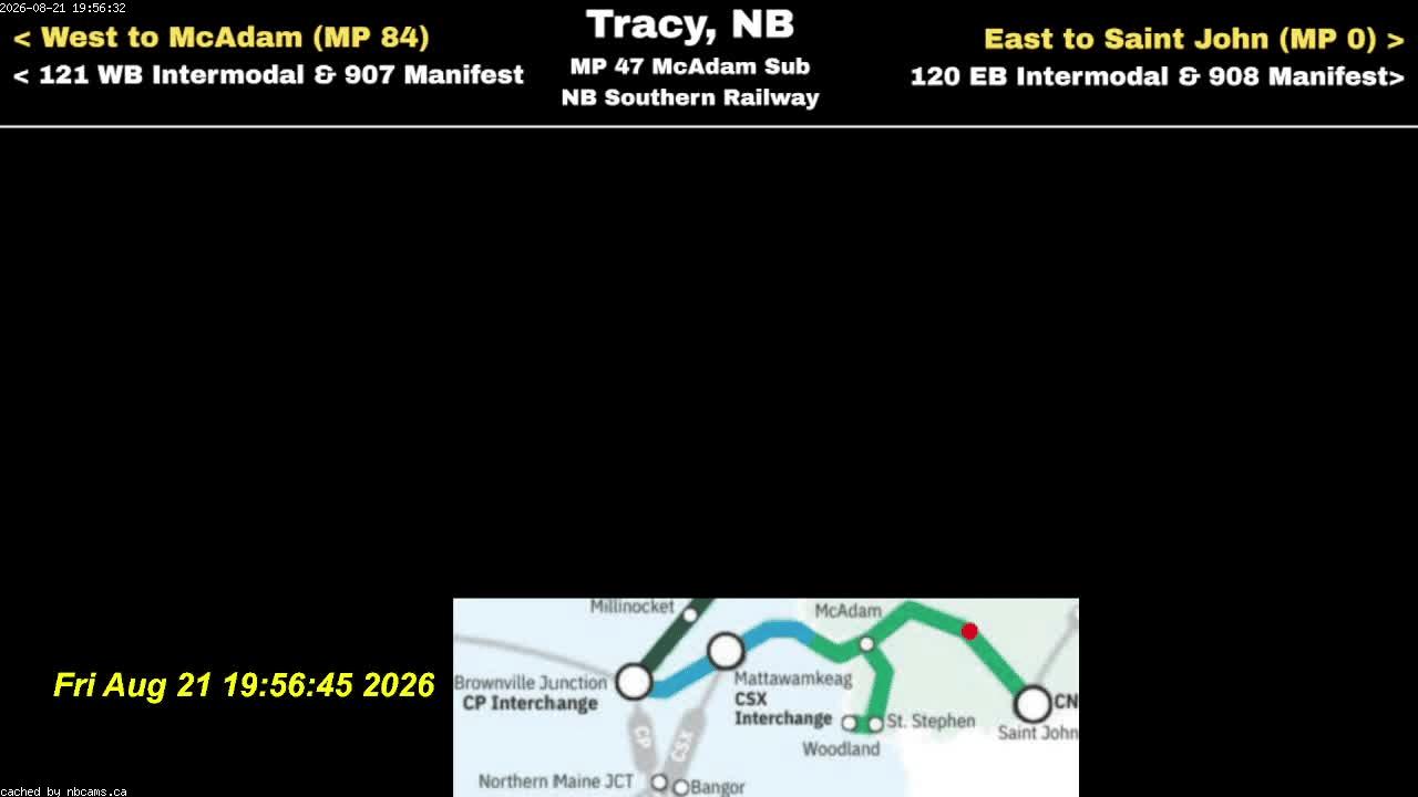 Web Cam image of Tracy Railway