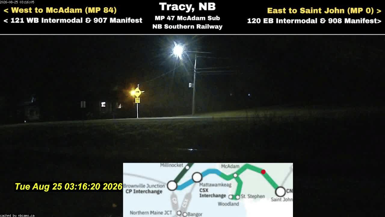 Web Cam image of Tracy Railway